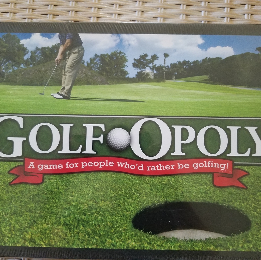 Golfopoly board game. New in plastic